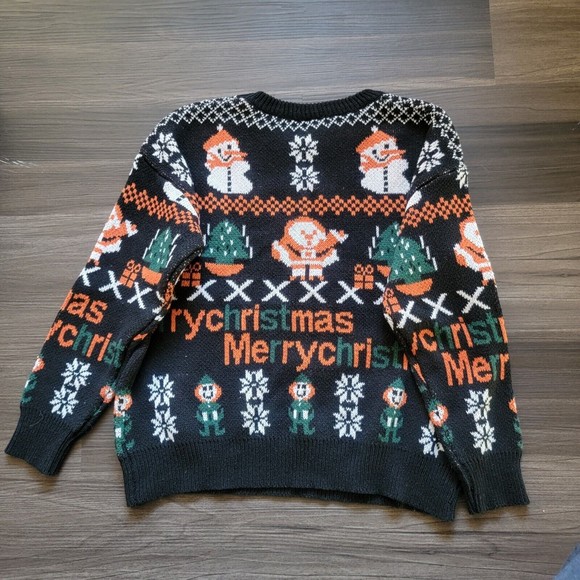 Ugly Christmas Sweater - Merry Christmas - Santa Snowman Elf Xmas - Picture 5 of 7